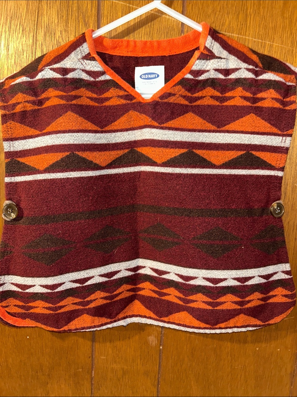 5/$20 Old Navy | Patterned Poncho